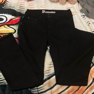 No Boundaries Classic Black Pants